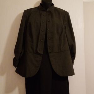 torrid Black Military-Style Blazer Jacket